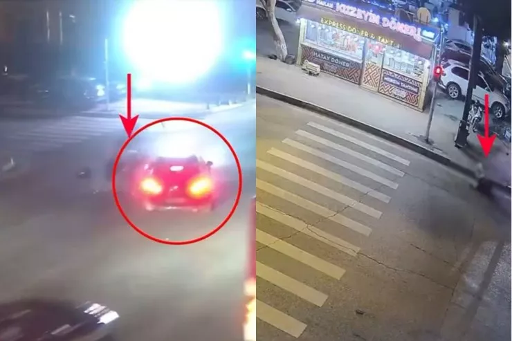 Bakıda motosikletçinin öldüyü dəhşətli qəzanın HADİSƏ ANI 