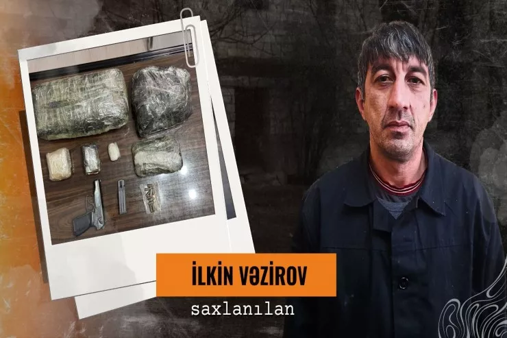 Göyçayda silahlı narkotacir tutuldu - VİDEO 