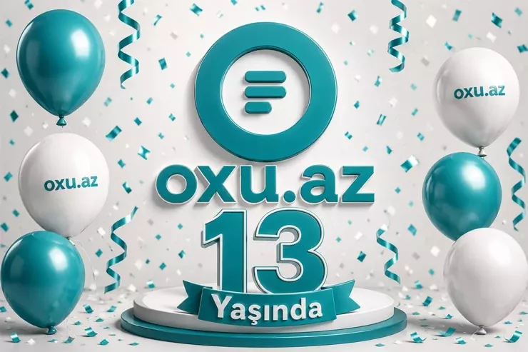 Oxu.az 13 yaşını   qeyd edir