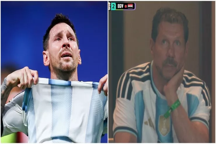 Simeone kameralardan qaçdı  və... Argentinanın inanılmaz geri dönüşünü  belə yaşadı  -  FOTOLENT 