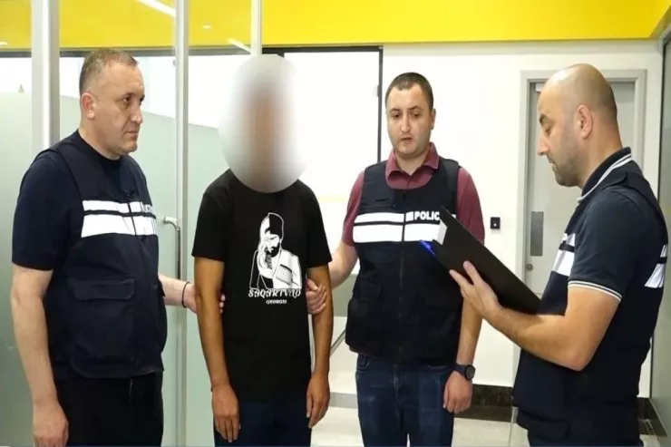 Gürcüstanda Azərbaycan vətəndaşının qətlində ittiham olunan  şəxs saxlanıldı -VİDEO 