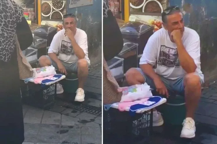 Məşhur müğənni balıq bazarında  görün nə satdı