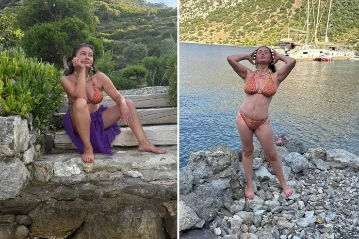 50 yaşlı Nurgül Yeşilçaydan cəsarətli  paylaşım: Tək bikini ilə... 
