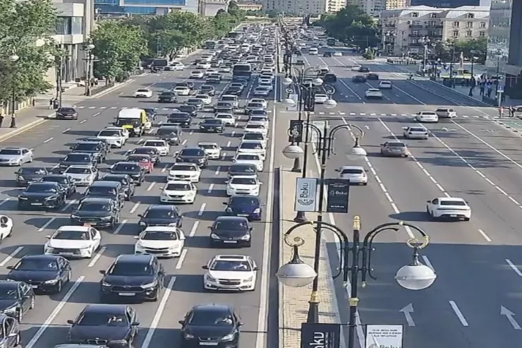 Bakıda bu yollarda sıxlıq var - SİYAHI 