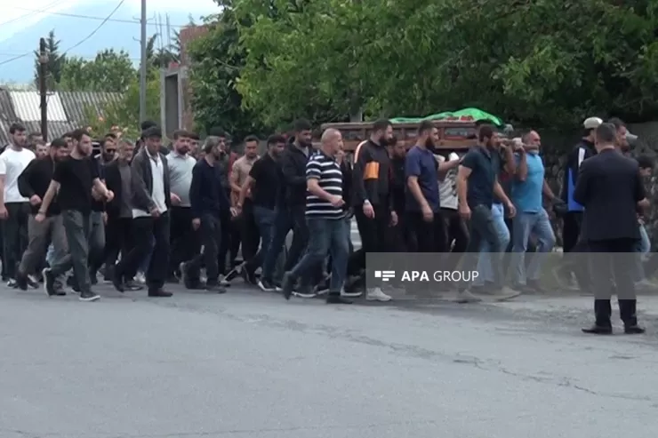 Azov dənizində həlak olan  Məhəmməd Əliyev Zaqatalada dəfn olundu 