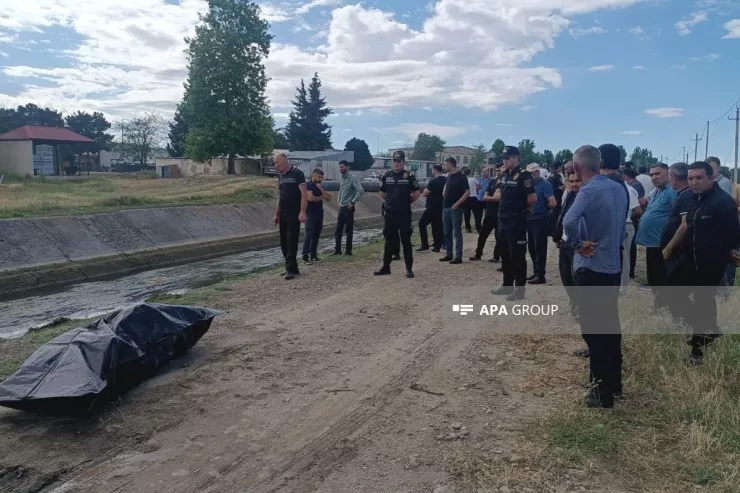 Tovuzda kanaldan meyit  tapıldı - FOTO  - YENİLƏNİB 