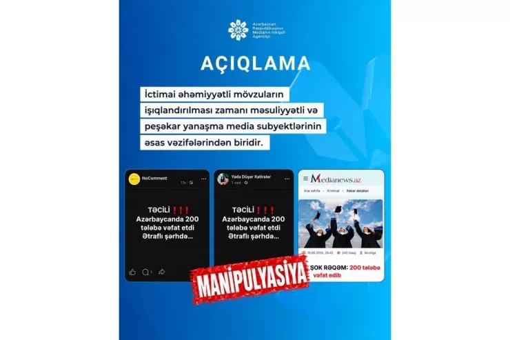 MEDİA-dan xəbər başlıqları  ilə bağlı XƏBƏRDARLIQ 