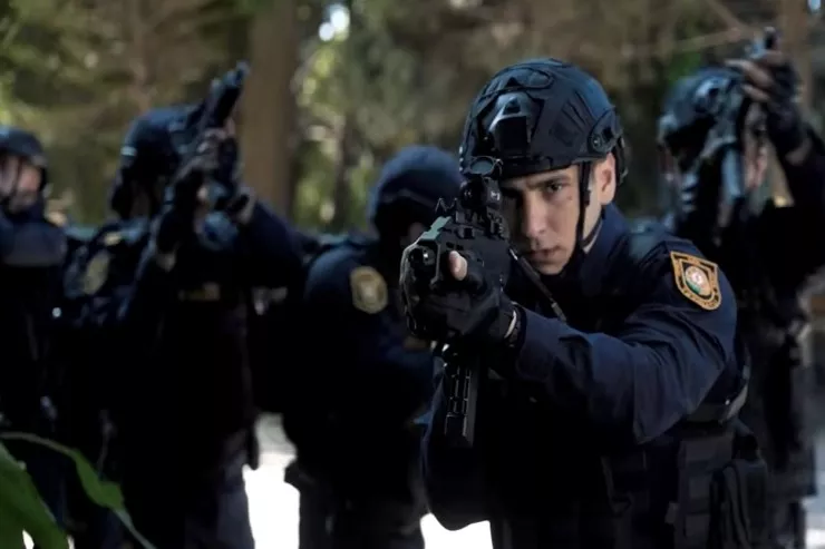 Çevik Polis Alayına müsabiqə elan olundu - VİDEO 