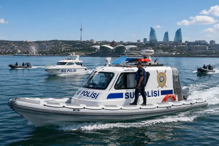 Qum adası sahillərində Su polisindən ƏMƏLİYYAT:  saxlanılan var - VİDEO 