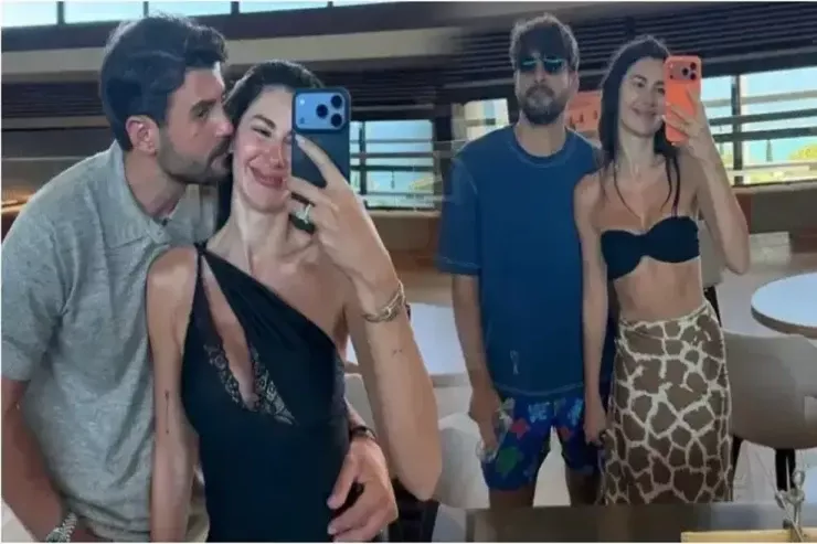 Azərbaycanlı aktrisanın bal ayından  romantik FOTOLARI 