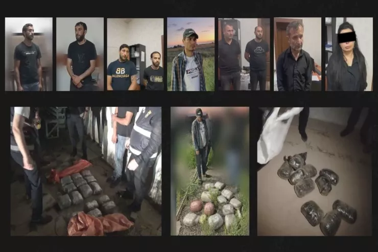 9 nəfər 46 kilo narkotiklə tutuldu - VİDEO 