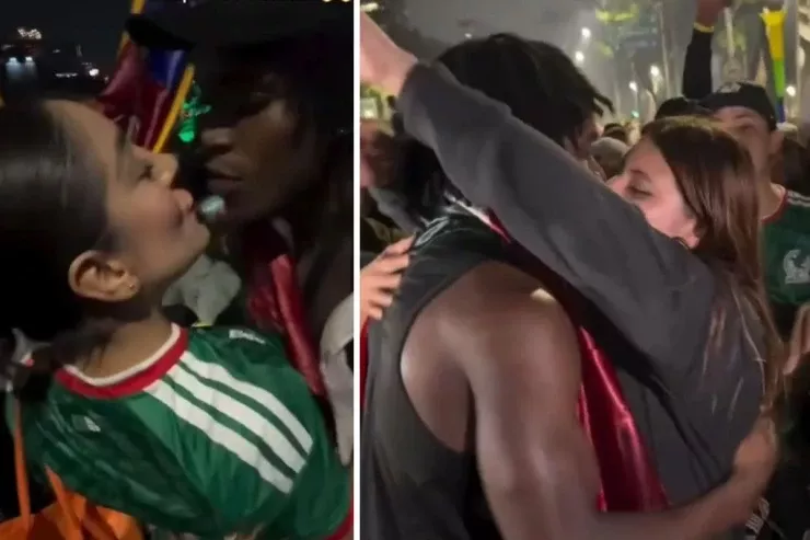 Dünya çempionatına insanları öpməyə  gedib -  Gördüyü hər kəsin dodaqlarından  yapışır