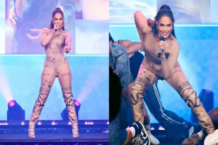 Cenifer Lopes bu kostyumu ilə  hər kəsi TƏƏCCÜBLƏNDİRDİ 