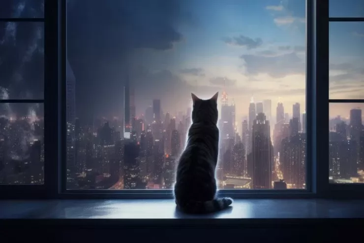 Pişik gecə sahiblərini bəladan qorumaq üçün  nə edir?