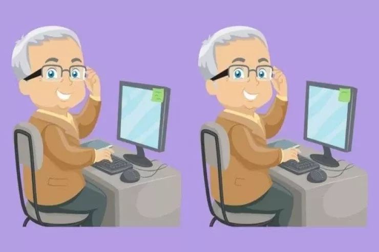 Vizual TEST:  Şəkildəki 4 səhvi  23 saniyədə tapın