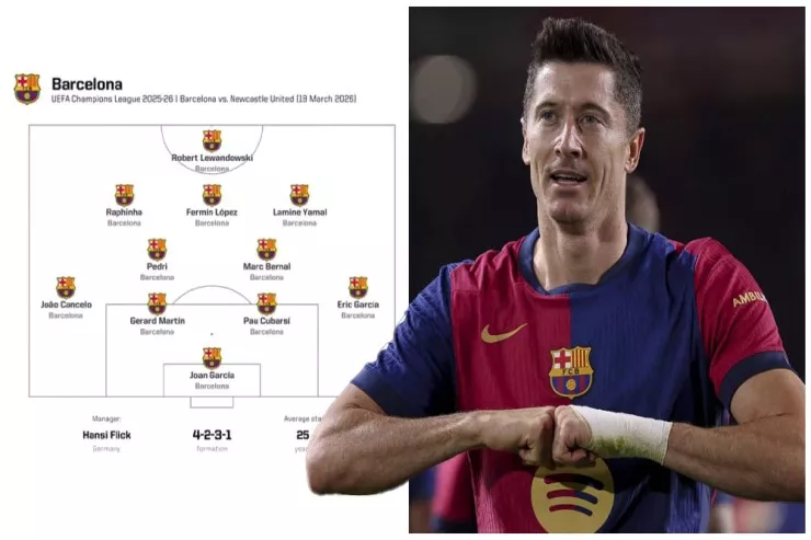 "Barselona"nın "Nyukasl"a qarşı oyunda indiyə qədərki ən gənc  heyəti: 37 yaşlı Levandovski olmasaydı... 