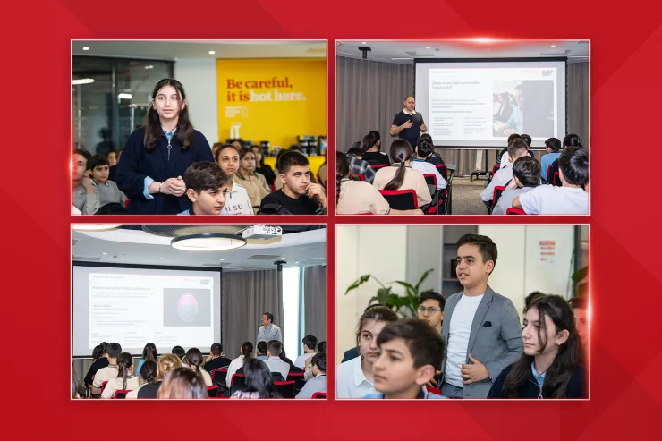 "Kapital Bank"da məktəblilər üçün “Smart Money Talks” sessiyası təşkil edildi