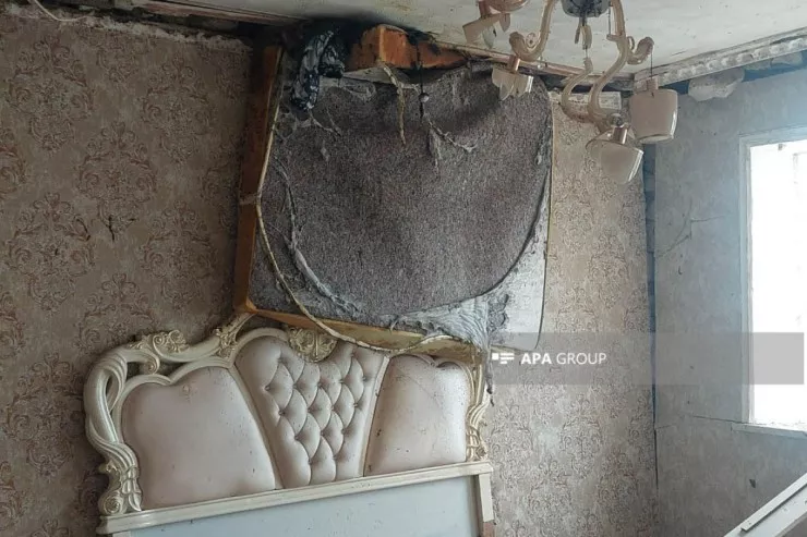 Gəncədə evdə partlayış oldu-Xəsarət alan var 