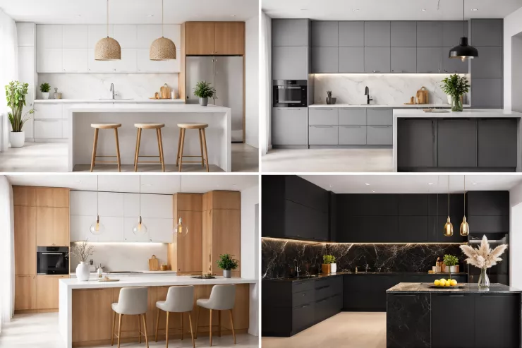 Müasir mətbəx üçün ən yaxşı rəng seçimləri 