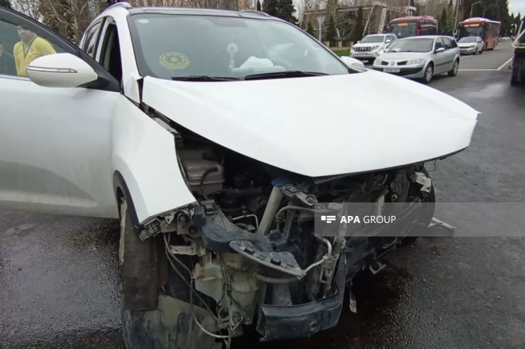 Gəncədə qəza olub, yaralılar var 