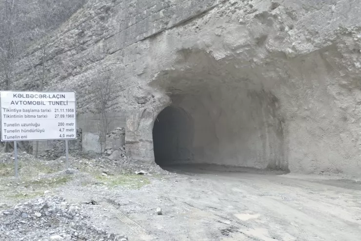 Dəhşətli qətliamın törədildiyi Kəlbəcər-Laçın tuneli - FOTOLENT 