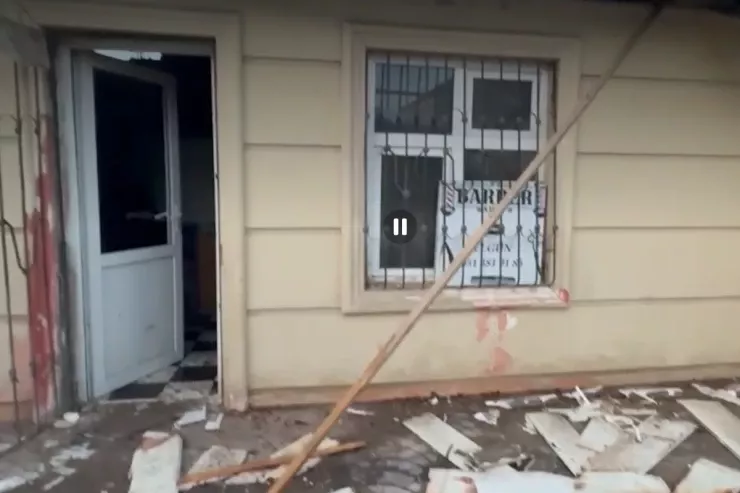 Binəqədidə obyektdə partlayış:   yaralanan var -  VİDEO 