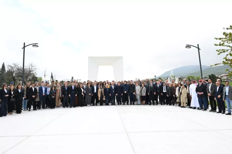 Diplomatik korpusun nümayəndələri Xankəndi Zəfər parkında -FOTOLENT 