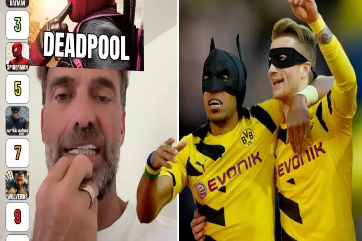 Klopp ən çox sevdiyi 10 superqəhrəmanı  seçdi