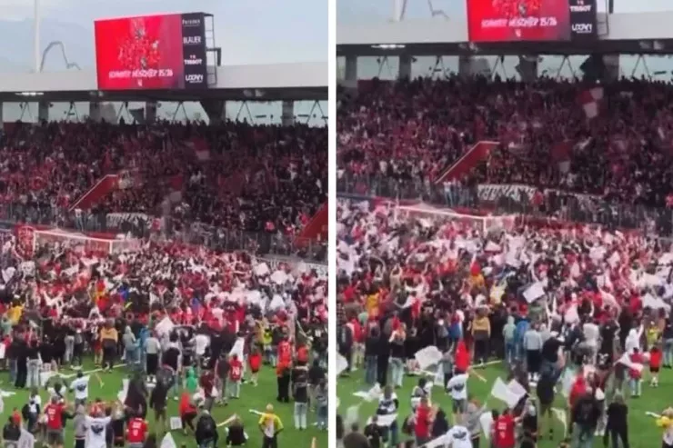 128 ildən sonra  ilk dəfə   çempion oldu: azarkeşlər  meydana   axışdılar