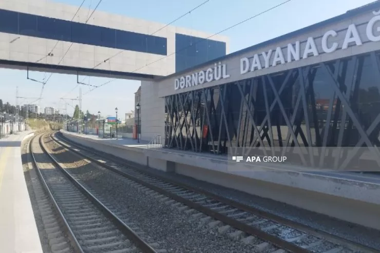 Dərnəgül  dəmir yolu dayanacağı  sərnişinlərin istifadəsinə verildi