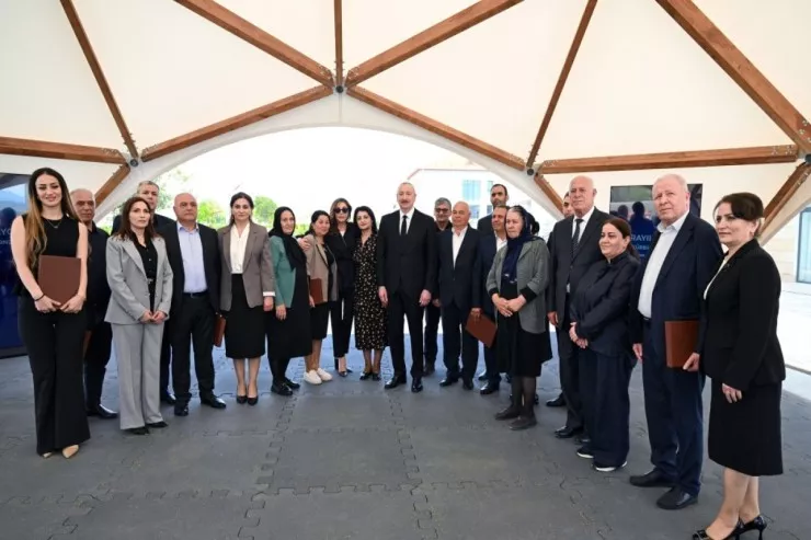 Prezident və xanımı Cəbrayılın Şükürbəyli kəndinin AÇILIŞINDA  - YENİLƏNİB 