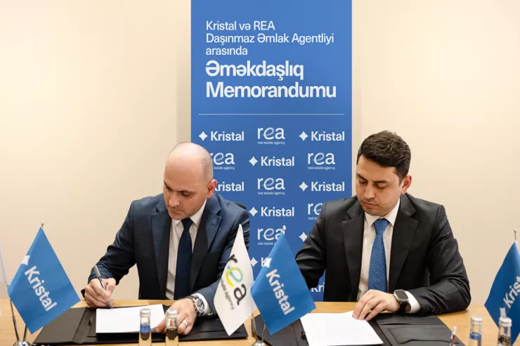 “Kristal” və “REA” Daşınmaz Əmlak Agentliyi arasında yeni əməkdaşlıq razılaşması əldə olunub