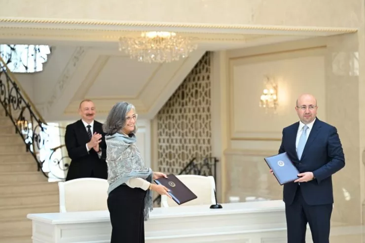 Azərbaycanla UN-Habitat arasında WUF13 Bakı standartlarına əsasən Niyyət Məktubu  imzalanıb
