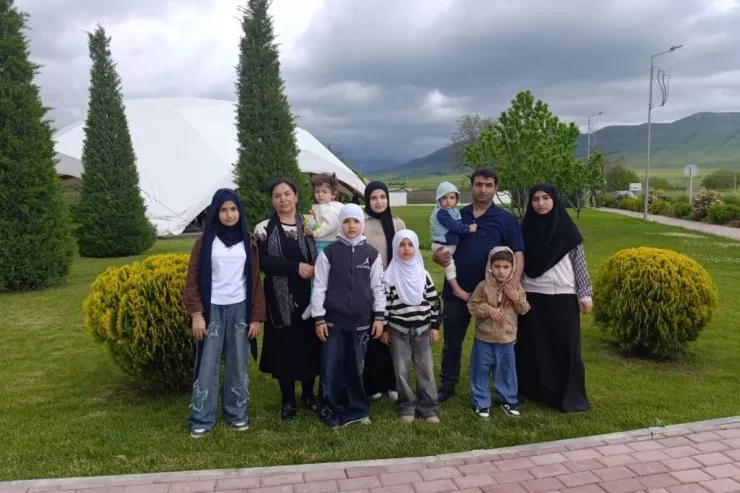 10 uşaqlı  ailə Xocalıya köçdü