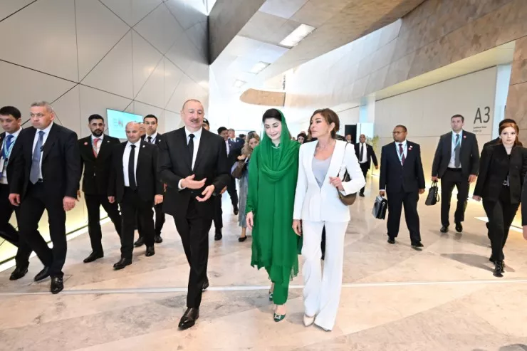 Prezident və xanımı WUF13-də 