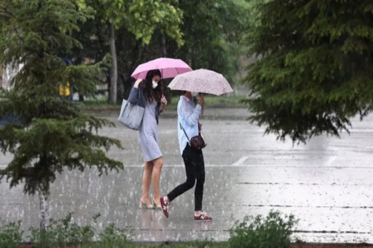Hazırda bu rayonlara güclü yağış  yağır - Faktiki HAVA 