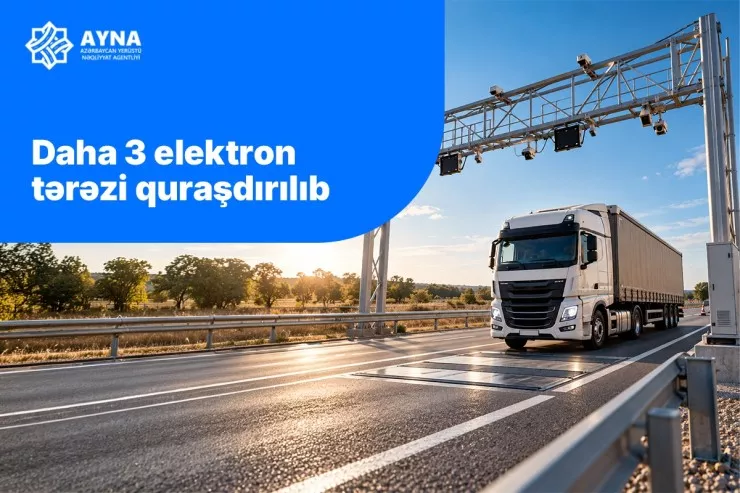 Bakı-Qazax yolunda daha 2 elektron tərəzi  quraşdırıldı - FOTO 