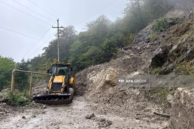 Quba-Xınalıq yolunda yenə sürüşmə  oldu