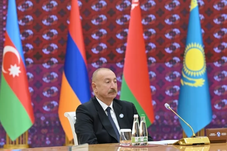 Türkmənbaşı  şəhərində MDB Dövlət Başçıları Şurasının məhdud tərkibdə iclası keçirilir, Prezident tədbirdə çıxış edib -YENİLƏNİB 