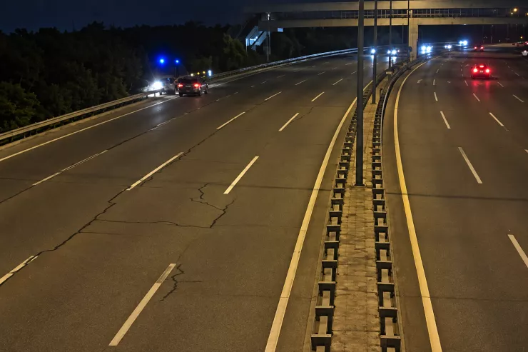 Aeroport yolunda AĞIR QƏZA:  hərəkət DAYANDI  -VİDEO 