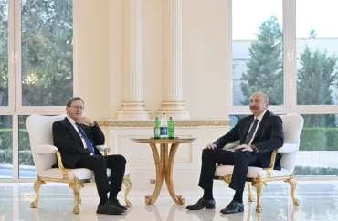 İlham Əliyev İsrail prezidenti ilə görüşdü