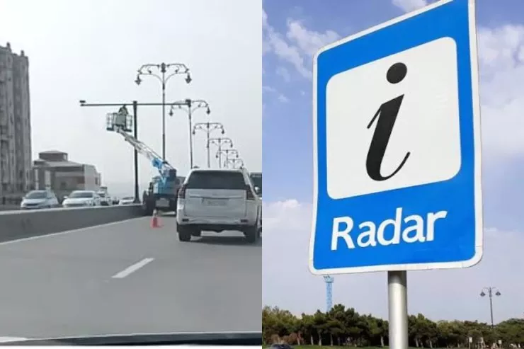 DİQQƏT:  Bakıda bu körpüdə radar quraşdırıldı - VİDEO 