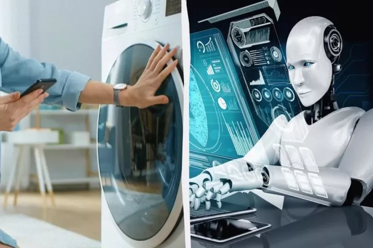 Süni intellekt  paltaryuyan maşının   fotosundan  ünvanınızı   tapır