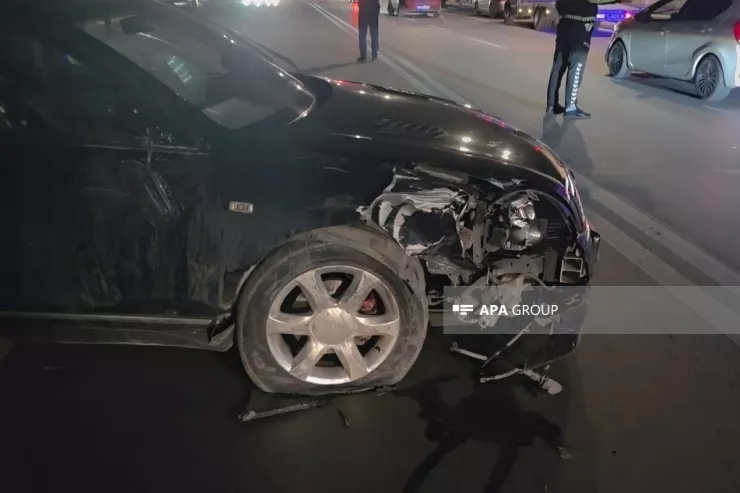 Naxçıvanda iki avtomobil toqquşdu, xəsarət alan var 