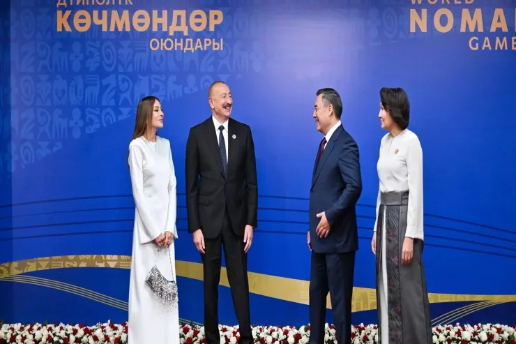 Prezident İlham Əliyevin sosial şəbəkə hesablarında 6-cı Dünya Köçəri Oyunlarının  açılış mərasimindən paylaşım edilib