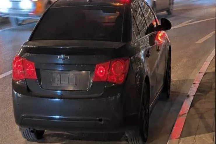 Bakıda nömrəsiz "Cruze"un  sürücüsü həbs olundu