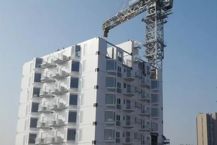 Çində 26 mərtəbəli bina cəmi 120 günə tikildi - VİDEO 