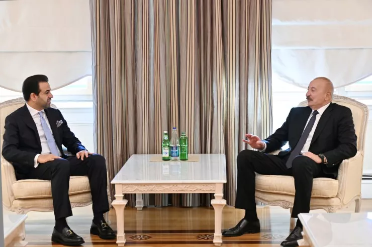İlham Əliyev Müsəlman Ağsaqqalları Şurasının baş katibini qəbul edib