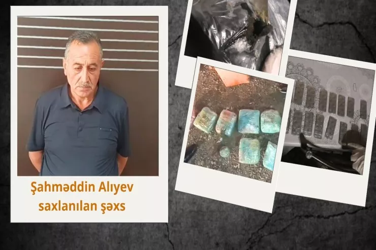 Yardımlı sakini 8 kilo narkotiklə  tutuldu - VİDEO 