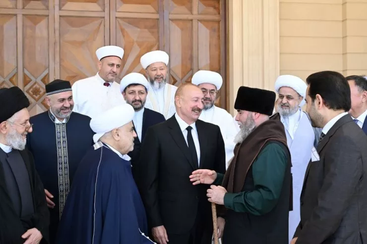 Prezident onları qəbul etdi - FOTOLENT 